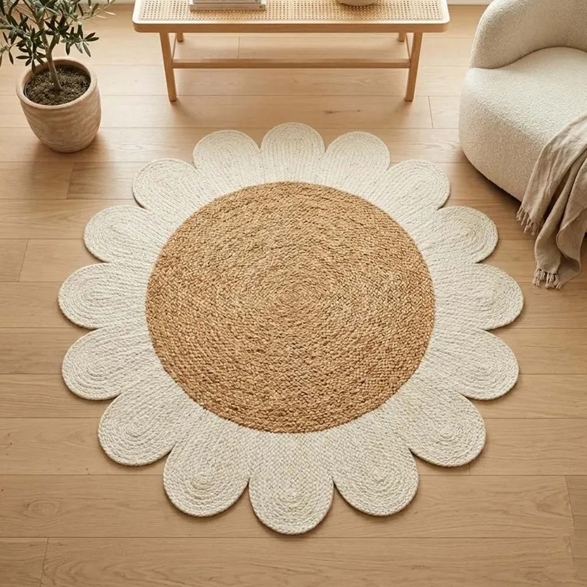 Natural Jute White