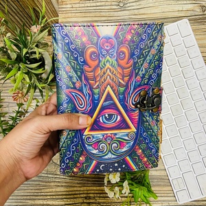 Tùy Chỉnh In Da Tạp Chí Du Lịch Máy Tính Xách Tay Cho Tình Yêu Artiest Cuốn Sách Tạp Chí Với Deckle Cạnh Giấy Cho Ghi Chú Món Quà Tốt Nhất - Product Image 5