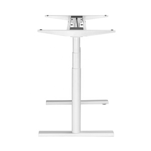 Home Office Smart Ergonomic Furniture Height Adjustable Round Column Dual Motor Standing up Desk <strong>Computer</strong> <strong>Table</strong> With Safety Lock - Product Image 5