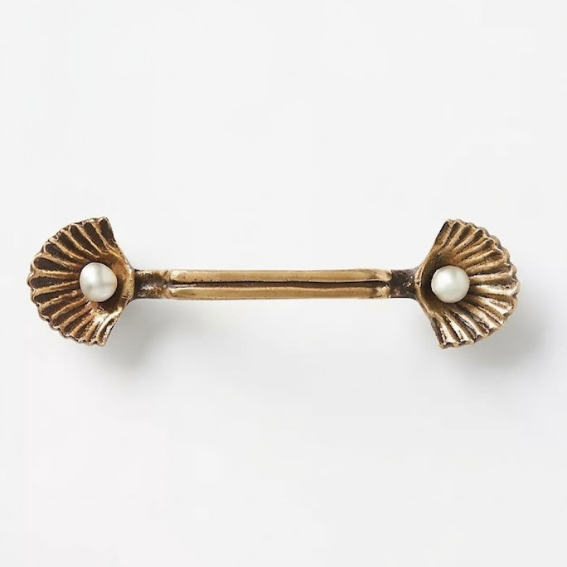 Laiton antique avec accent de perle