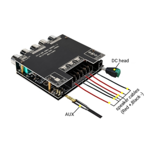 Chuyên Nghiệp 2.1 Kênh Nhà Xe <span class=keywords><strong>Receiver</strong></span> 50W + 50W + 100W Công Suất Cao Cho Bluetooth Khuếch Đại Stereo Loa Siêu Trầm Aux/USB/Mic Hi-Fi - Product Image 6