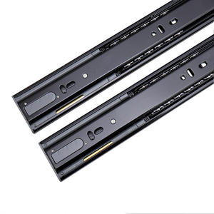Práctico y de alta calidad, empuje de 3 pliegues para abrir rieles telescópicos ocultos, deslizamiento de cajón oculto bajo montaje de cierre suave - Product Image 1