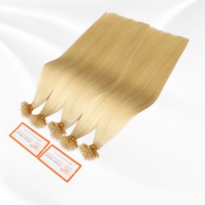 シームレスなナノチップヘアエクステンション100% 人毛マイクロサイズのヒントスムーズな統合OEMサービス - Product Image 2
