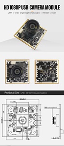 Sensör IMX307 sıfır bozulma USB kamera modülü ile özelleştirilebilir 2MP usb kamera modülü