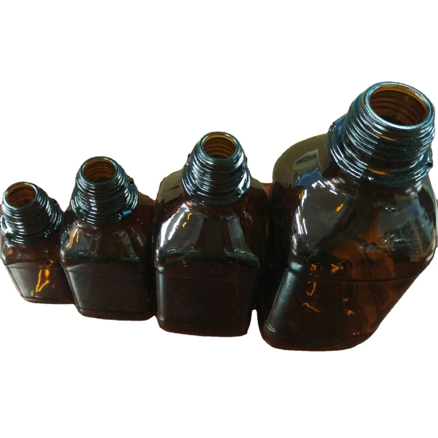 Perfect Packing Chemicals Amber Glass Square Reagent Bottle