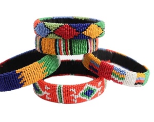 Trendy Handmade Beaded Embroidery Bracelet with Multicolor Touch Add Sparkle to Every <strong>Look</strong> All Occasions <strong>Matches</strong> Every Outfit - Product Image 3