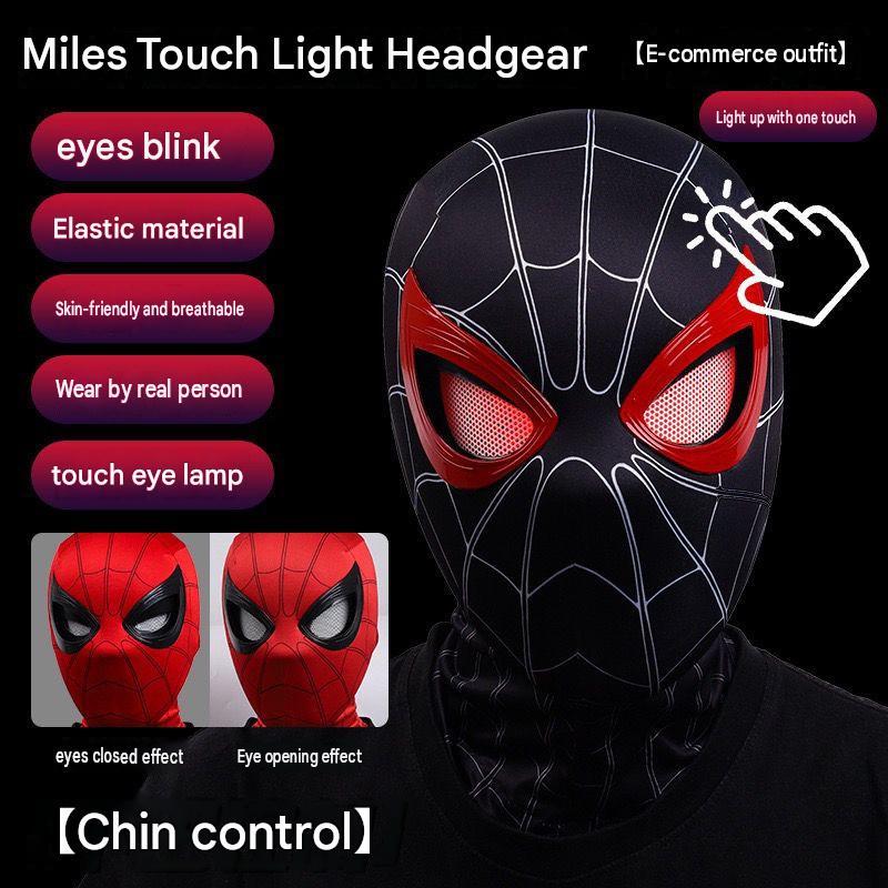Black Max Chian Control Spider-Man Mask