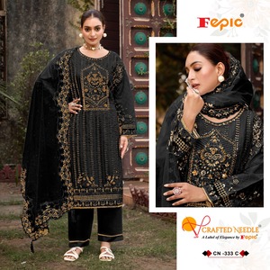 Organza Embroidered Shalwar Kameez with Handcrafted Khatli Work, Rich Dupatta &amp; Soft Viscose Santoon <strong>Bottom</strong> a <strong>Royal</strong> Ensemble - Product Image 5