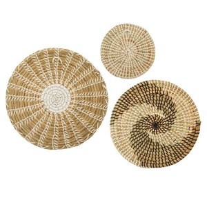 Best Selling Products 2022 in USA <strong>Amazon</strong> Natural Set <strong>of</strong> 3 Weaving Plate Decor <strong>Home</strong>, Decor Wall