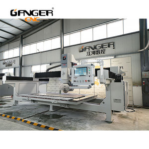 Ganger Cnc 45 ° фаска машина GQ-3220H 4-осевая автоматическая система управления гранитной мраморной кварцевой резки - Product Image 6