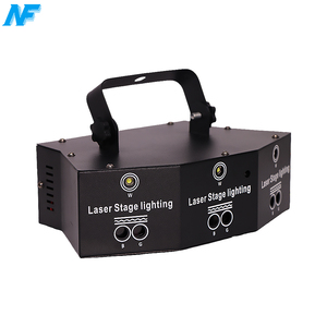 Mini dj parti 9-eye lazer projektör LED RGB DMX Strobe sahne işık DJ disko parti aydınlatması - Product Image 4