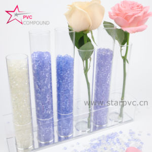 Şişe etiketi için baskılı PVC Shrink kollu için Transaperent PVC bileşik granülleri parçacık reçine - Product Image 3
