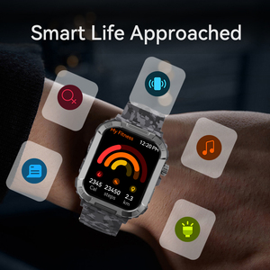 Novo Rugged Smart Watch Homens IP68 À Prova D' Água BT <span class=keywords><strong>Calling</strong></span> Esporte Fitness Voice Assistant 100 + Modos Esportivos Ao Ar Livre Smartwatch
