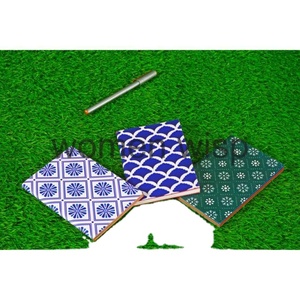 精美设计手工制作印花面料笔记本纸质工艺书带办公礼品 - Product Image 2