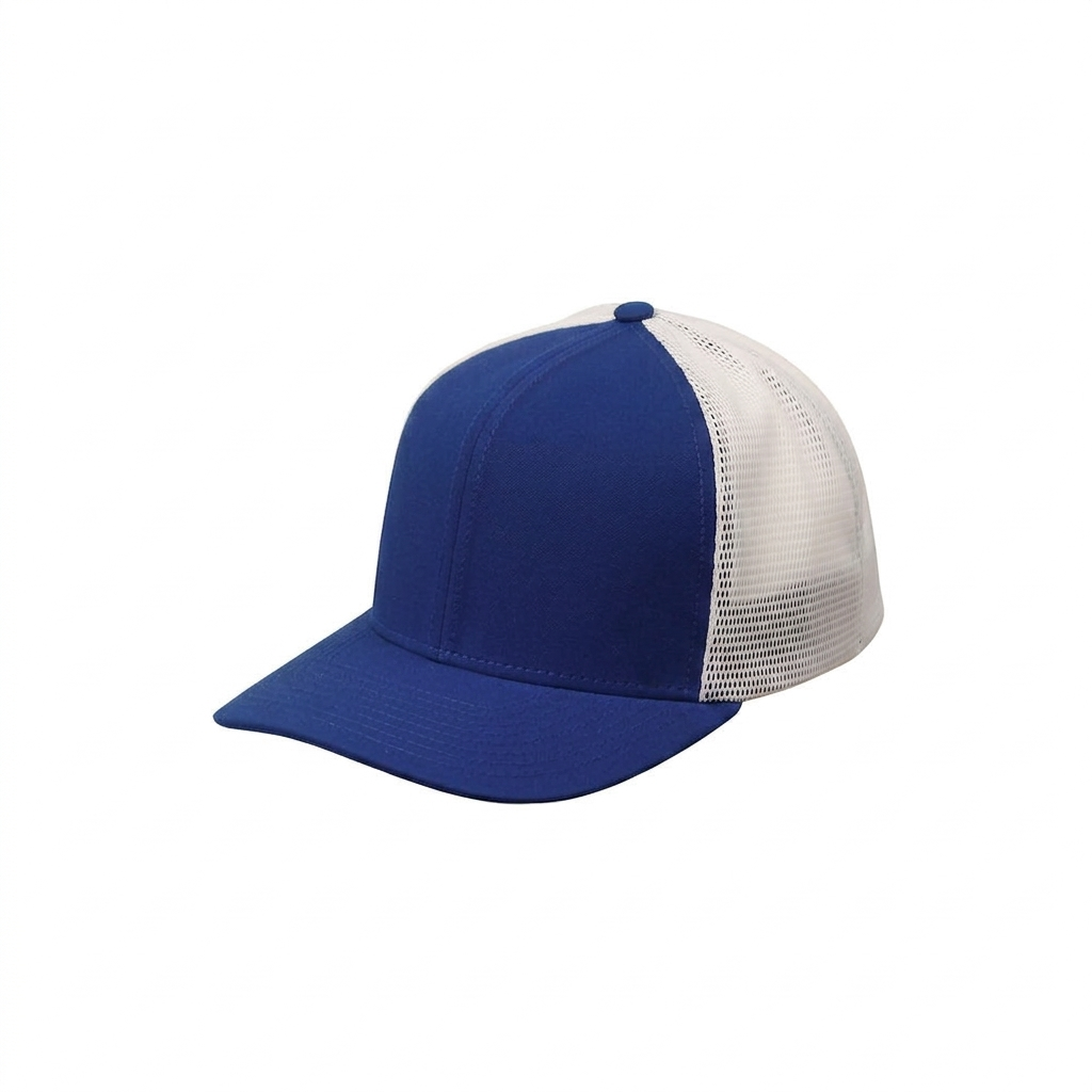 Blanc/Bleu roi