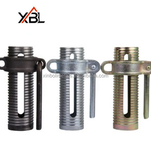 Q235 Accesorios de encofrado de construcción Sistema Cuplock Manga de apoyo de hierro fundido con tuerca para piezas de andamio personalizable - Product Image 1