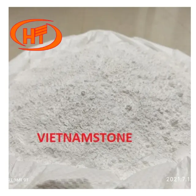 Premium kalite kaplanmamış kalsiyum karbonat tozu CACO3 için kullanılan Alot endüstriler en büyük taş ocağı Vietnam