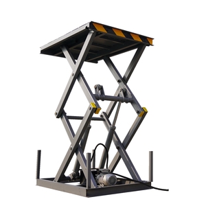 Plataforma de acero de tijera fija nivelador de muelle hidráulico para operaciones de carga eficientes - Product Image 3