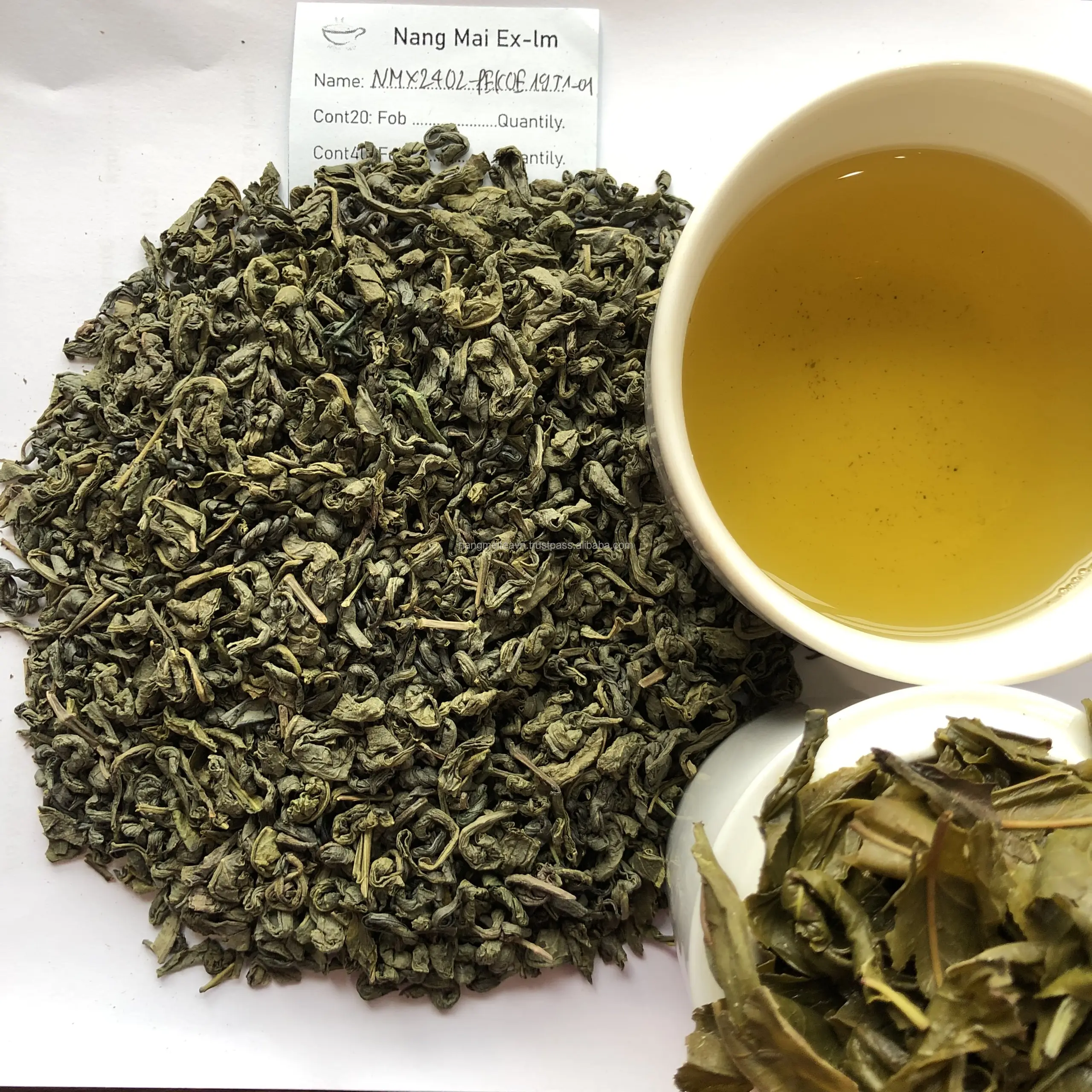 Teh hijau peko dari Vietnam langsung pabrik Moc Chau perkebunan teh Aroma alami yang kuat