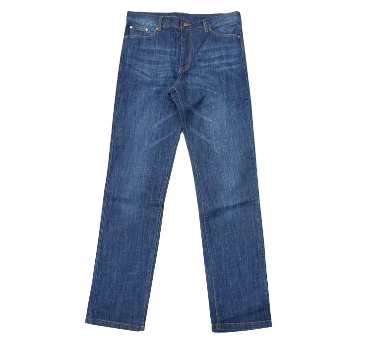 Jeans larges empilés de haute qualité personnalisés OEM pantalons en denim pour hommes multi-poches jeans droits à logo personnalisé pour hommes