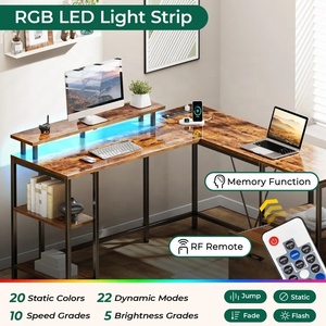 Home staff escritório secretária Quarto L mobiliário em forma Desktop Computador Mesa com gaveta