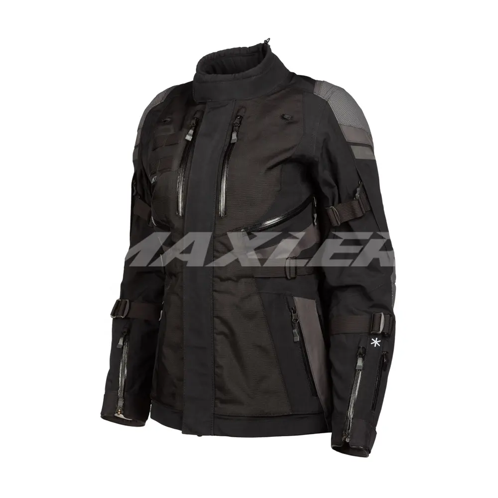 Penjualan laris petualangan tur motor jaket Cordura panjang untuk pria dan wanita dengan harga wajar jaket tekstil sepeda motor