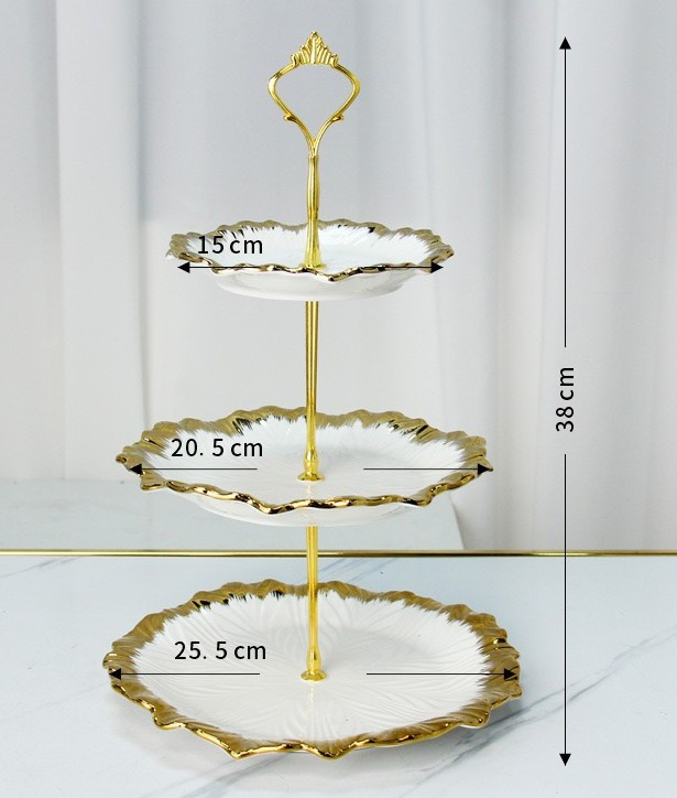 3-tier round Plate
