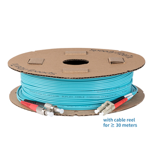 Corning ClearCurve OM4 fibra multimodale Data Center Patch cavo 1000 metri Duplex FC LC rosso stivali FTTH rete CATV - Product Image 4