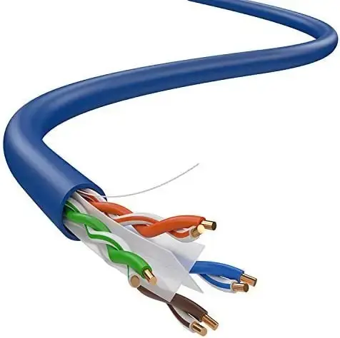 Вьетнамская заводская цена, внутренний кабель Utp Ethernet, кабель Cat6 LAN, кабель Cat6 UTP 23AWG, 99.97% Чистая медь, 4 пары, сеть 1000 футов