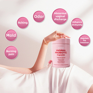 נשים בריאות פרו-ביוטי כמוסות פרו-ביוטי תערובת תמיכה פלורה אינטימית תוספת - Product Image 6