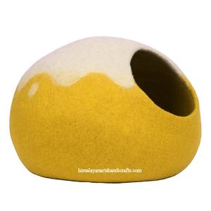 Hochwertiges Katzen haus aus Merinowolle/Katzen höhle/Katzen kuppel mit festem Muster - Product Image 5