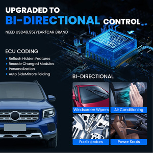 MUCAR VO6 Todos los coches Sistema completo gratuito de por vida 28 reinicios Obd2 Herramientas de diagnóstico Codificación ECU Escaneo bidireccional Obd 2 Escáner automático - Product Image 3