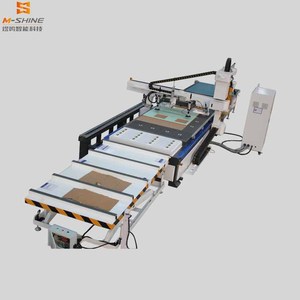 Wood <strong>Routers</strong> 1530 4axis <strong>Auto</strong> <strong>Loading</strong> Unloading <strong>Nesting</strong> ATC <strong>Cnc</strong> <strong>Router</strong> <strong>Machine</strong> for Furniture Doors M-shine - Product Image 1