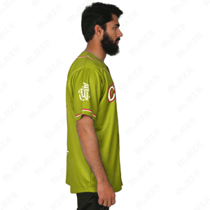 Ekip Fitness özel örme beyzbol formaları profesyoneller ve amatörler için tasarlanmış-özel boş Jersey erkek t-shirt