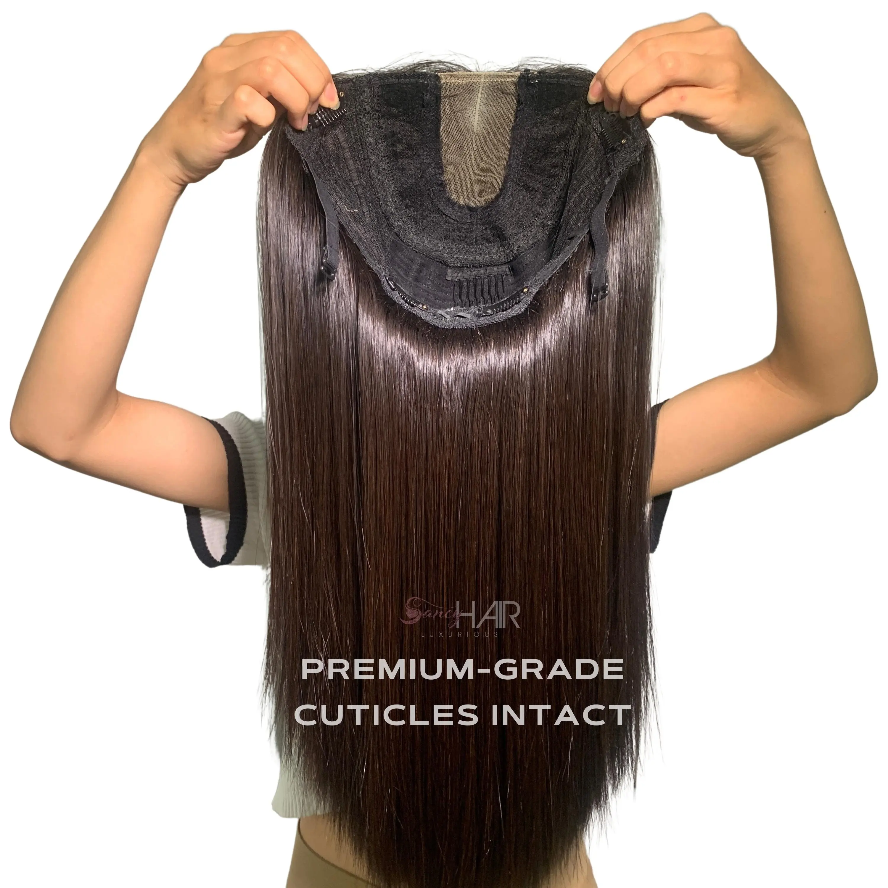 Prix de gros premium: Extensions de cheveux humains vietnamiens à 100% cuticules alignées dans des styles à la mode