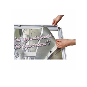 零售标牌框架海报展示用铝制按扣框架 - Product Image 3