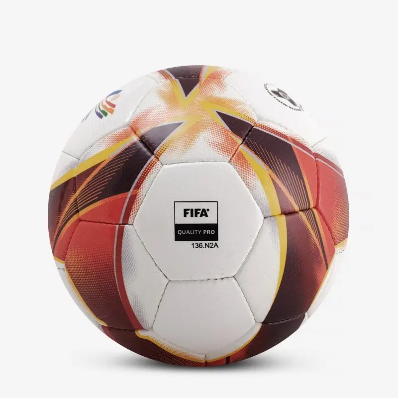 Produsen VietNam Logo kustom Bola Sepak gratis sampel Harga bola sepak bola pvc mesin jahitan sepak bola