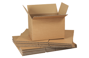 Vassoio in pasta di legno Multi-compartimento ecologico vassoio di carta quadrato con Design impilabile per l'organizzazione di casa e ufficio - Product Image 4