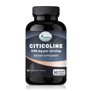 Meelefu tùy chỉnh Citicoline CDP Choline viên nang Choline bổ sung với Vitamin B cho sức khỏe não bộ, bộ nhớ, và tập trung - Product Image 1