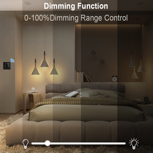 India Wifi Touch Dimmer Switch mit zwei Kanälen, unterstützt vom Android iOS-System für Smart Life mit Smart Dimmer Light Switch - Product Image 6