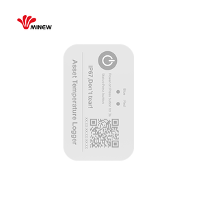 Registradores de datos de humedad y temperatura inalámbricos multiusos BLE 5,0 Registrador de datos de temperatura alimentado por batería para cadena de frío