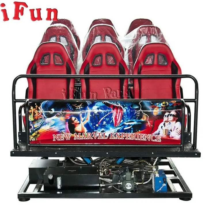 Ifun kapalı eğlence Arcade 9 koltuk 12 koltuk 5D 7D çekim oyunları sinema merkezi için Cinema tiyatro