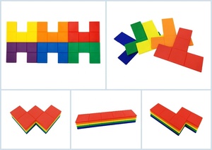 Matematik Pentomino/matematik manipülatif oyuncak/plastik Pentominoes bulmaca - Product Image 3