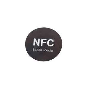 13.56mhz射频识别NFC环氧贴纸即时分享酒店名片社交媒体防水聚氯乙烯硅胶1k芯片二维码 - Product Image 1