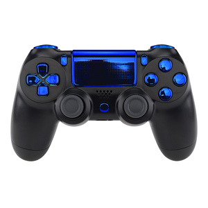 Juego completo de botones cromados azules personalizados para el modelo del controlador PS4-Kit de reemplazo de EXtremeRate - Product Image 4