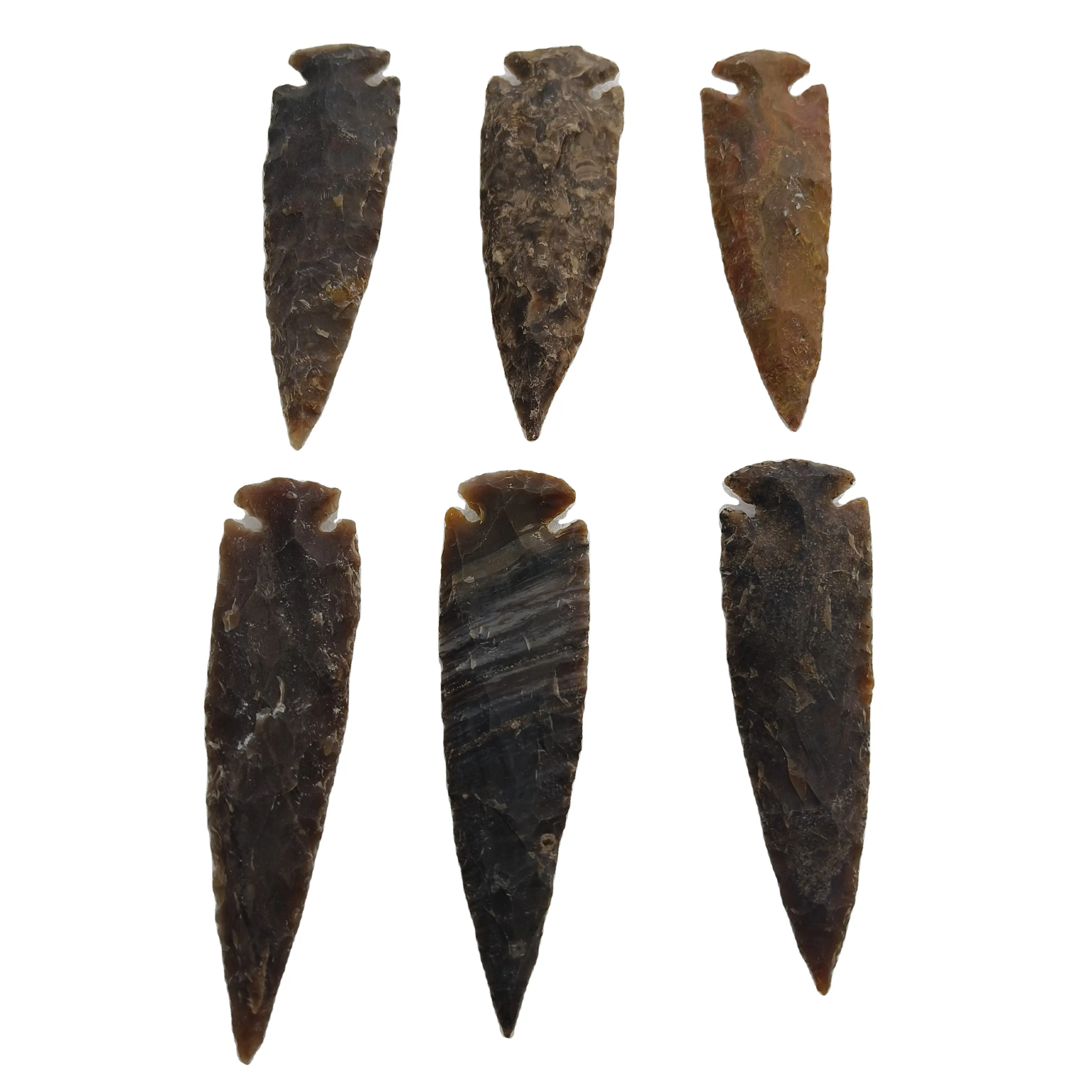 Высококачественные 5-дюймовые античные индийские Агатовые наконечники для стрел с гравировкой, причудливые драгоценные камни, наконечники для стрел, резная техника, хрустальные изделия из Индии