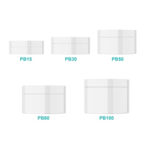 (Hazır stok) 30ml PP parlak beyaz çevre dostu plastik yuvarlak ekonomik ucuz kavanoz PP kap ile test için ücretsiz örnek (PB30) - Product Image 6