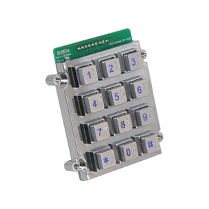 Zinc Alloy Braille <strong>Keyboard</strong> 3*4 Dial Telephone <strong>Numeric</strong> Keypad for Intercom Security System - Product Image 1
