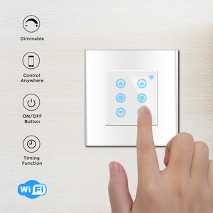 India Wifi Touch Dimmer Switch mit zwei Kanälen, unterstützt vom Android iOS-System für Smart Life mit Smart Dimmer Light Switch - Product Image 3