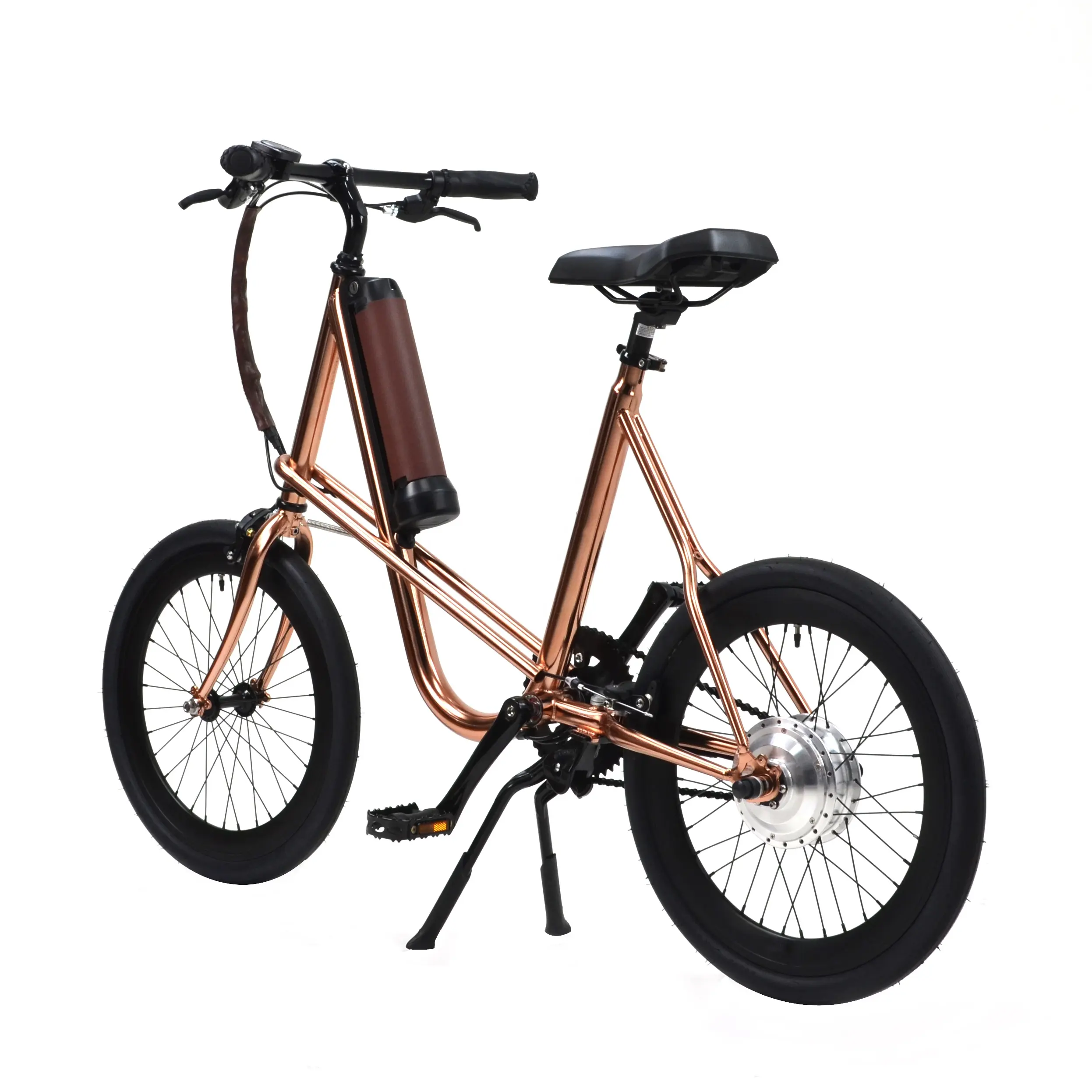 Concessionnaire, distributeur, agent vélo électrique e-bike pedelec city style EN certifier SEic miniu or rose
